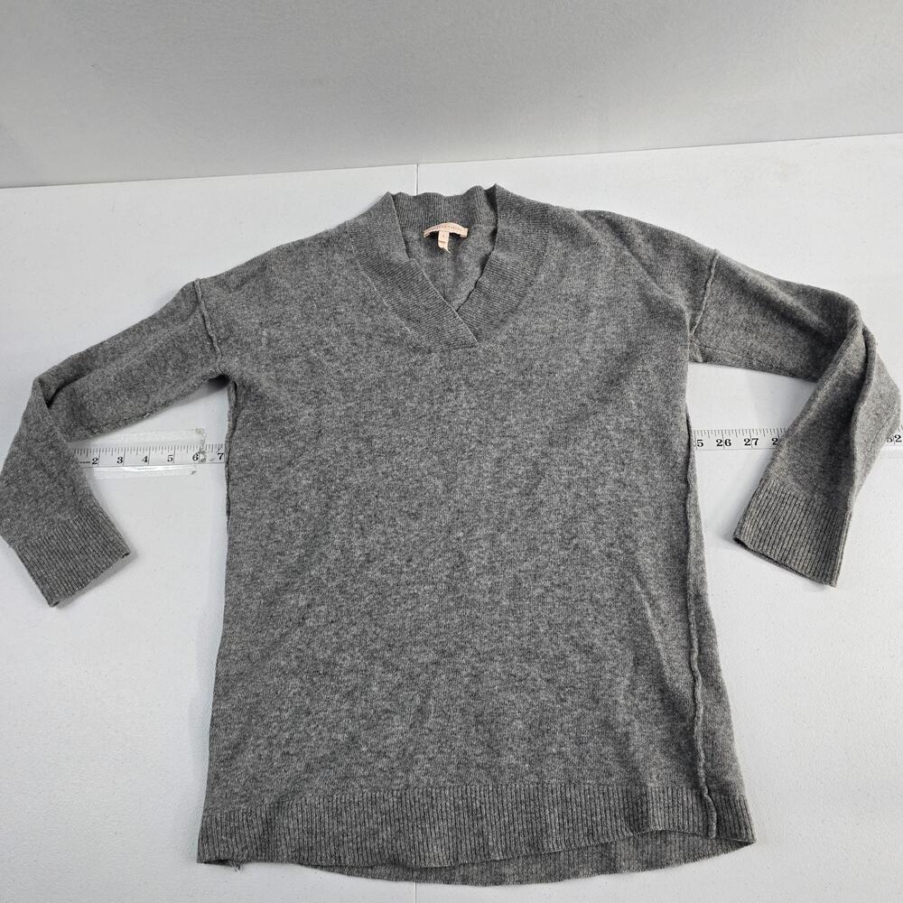 Rebecca Taylor sweater womens gray pullover cashmere wool S 6824